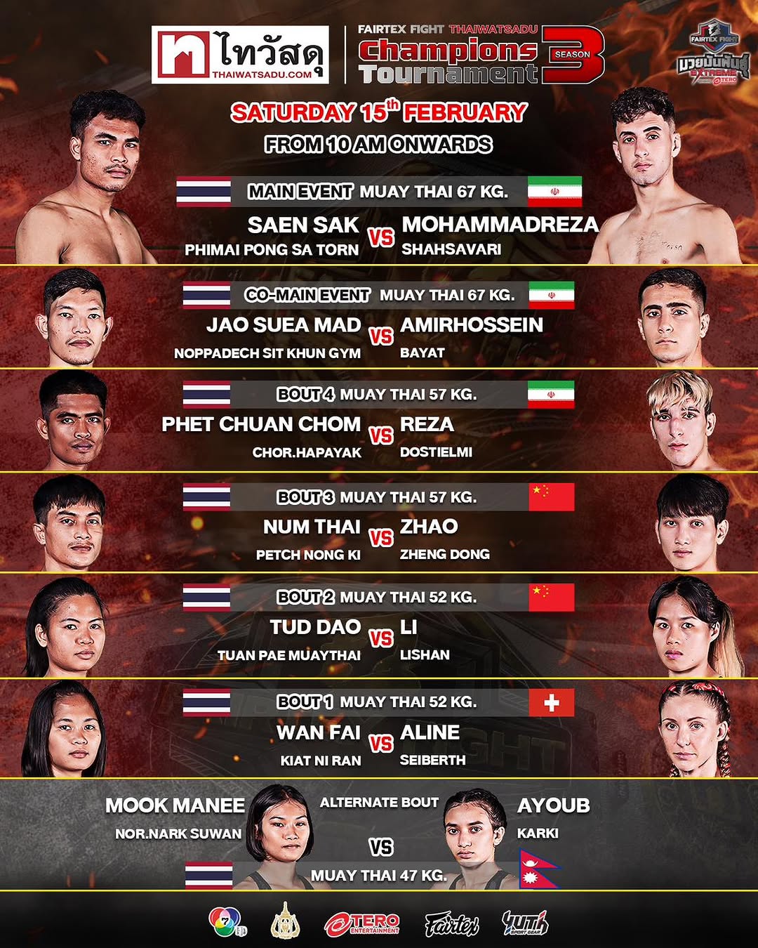 Fairtex Fight 122 poster
