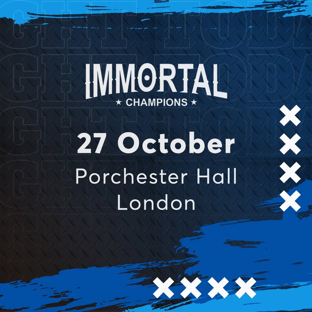 Immortal Championships (27.10.2024) poster