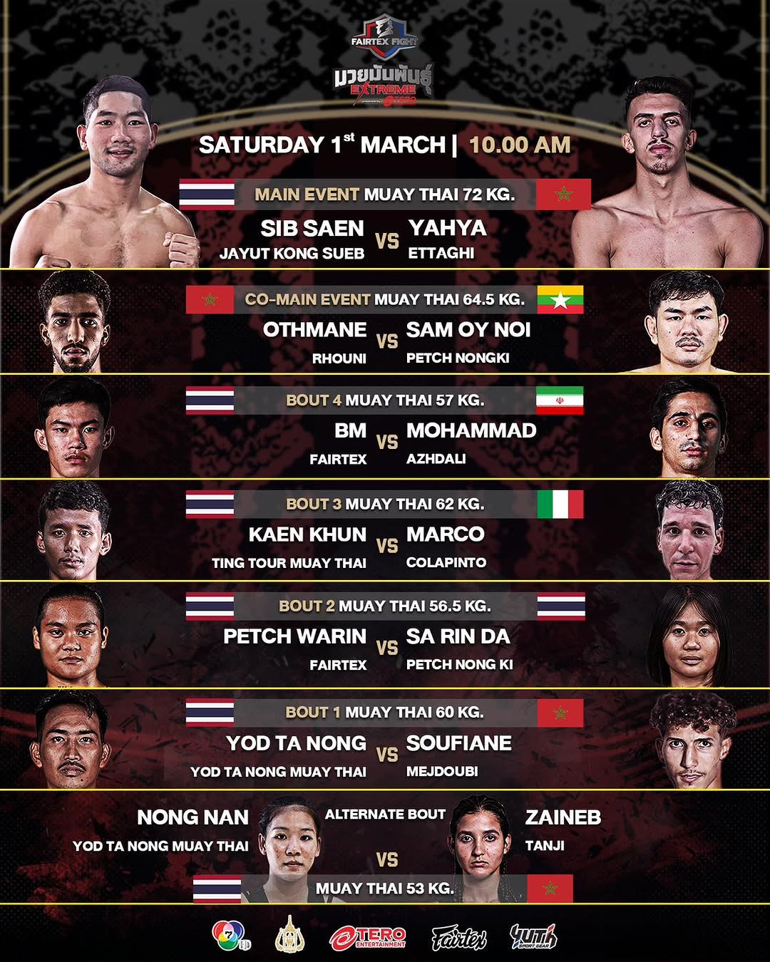 Fairtex Fight 123 poster