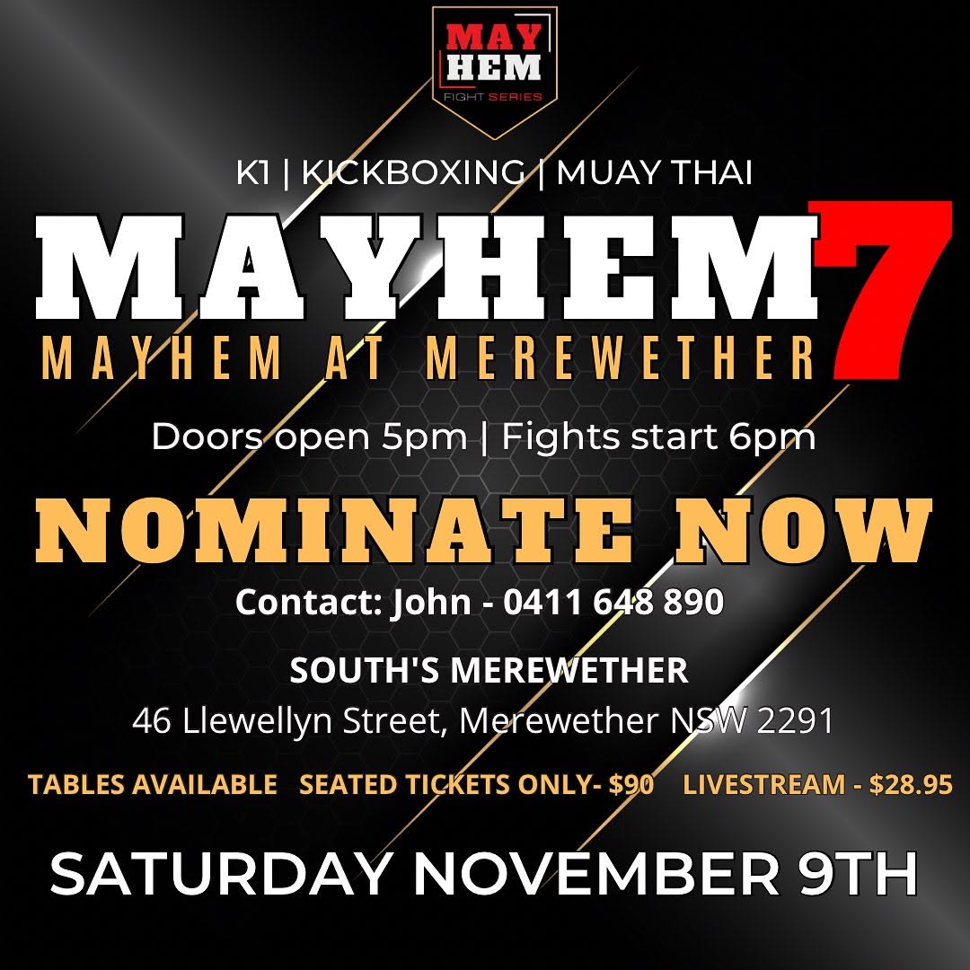 Mayhem At The Merewether 7 poster