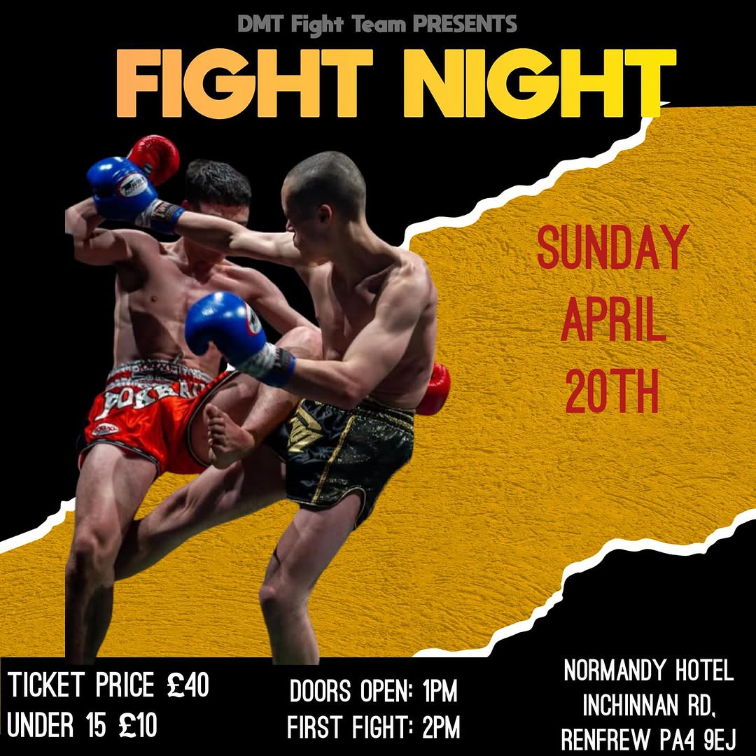 DMT Fight Night 1 poster