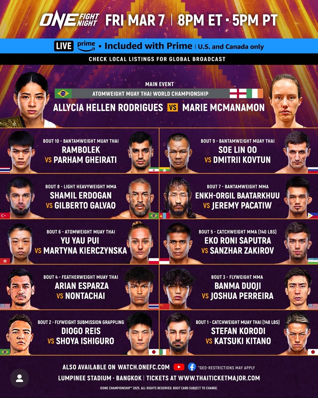 ONE Fight Night 29 poster