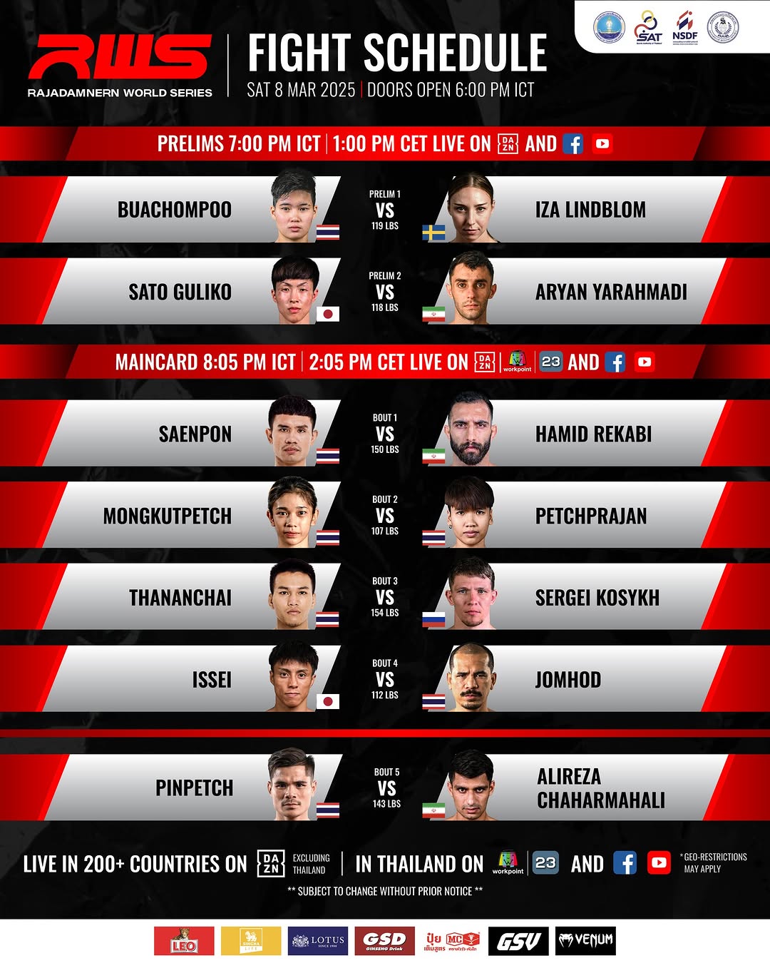 Rajadamnern World Series 132 poster