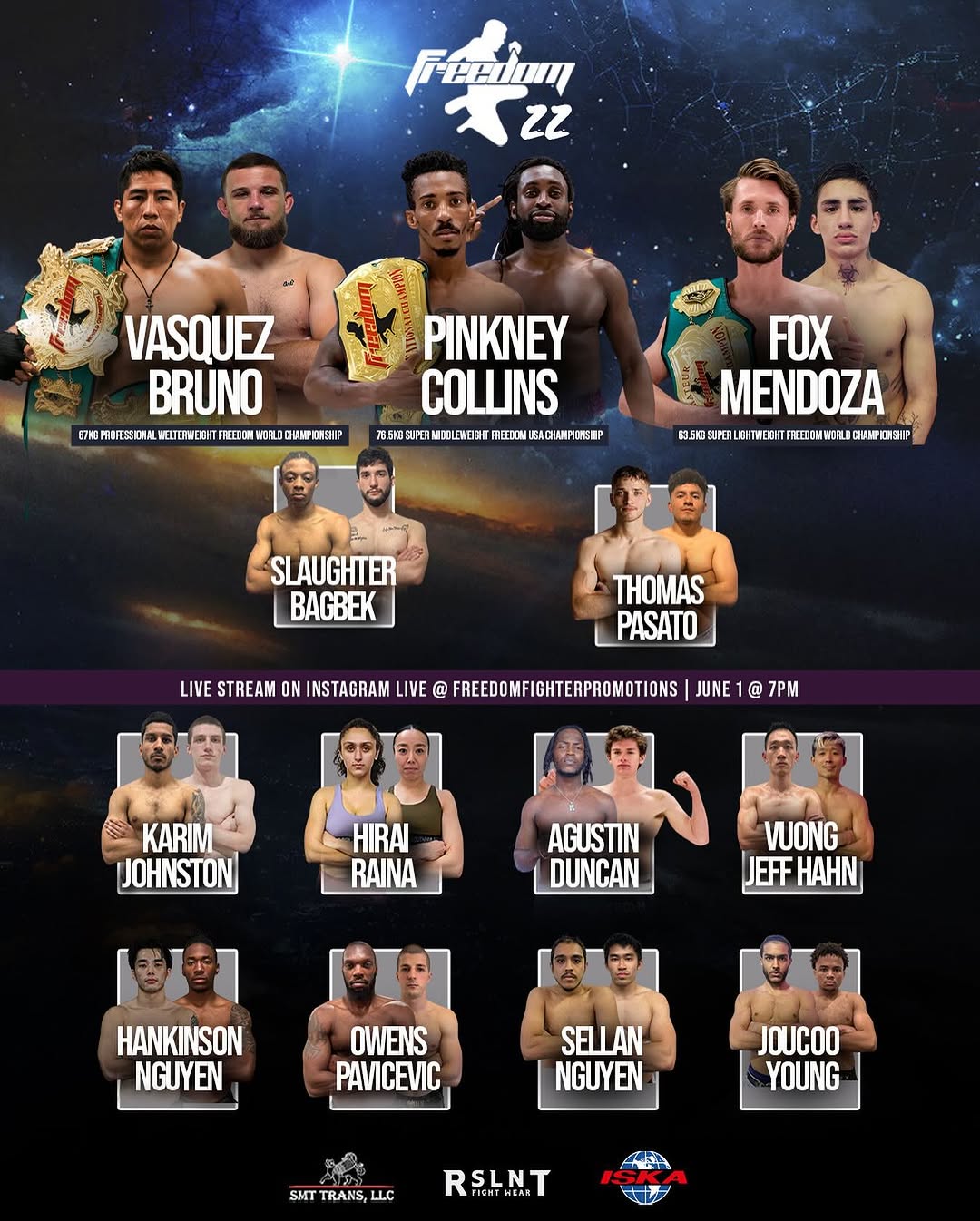 Freedom Fighter Promotions 22 poster