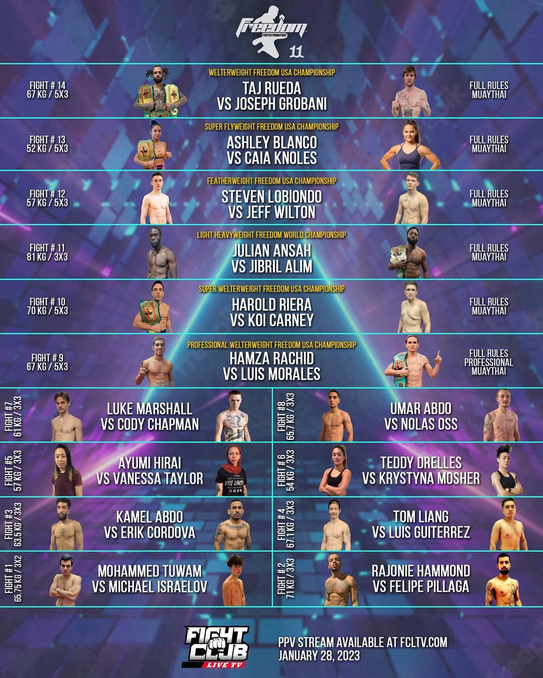 Freedom Fighter Promotions 11 poster