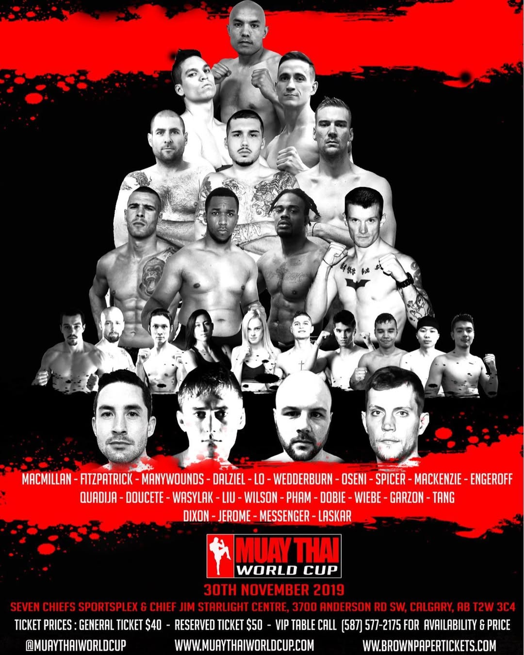 Muay Thai World Cup 1 poster