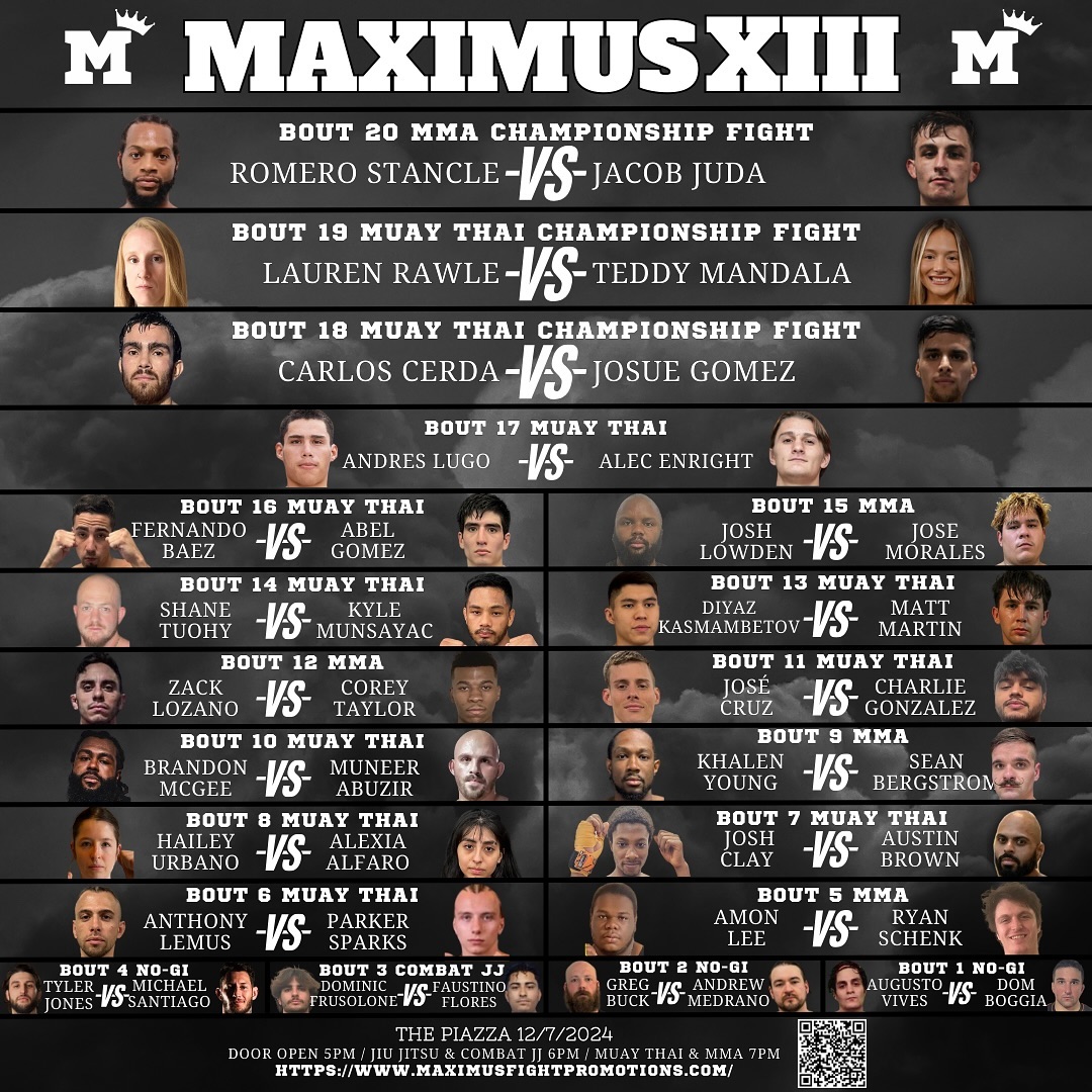 Maximus Promotions 13 poster