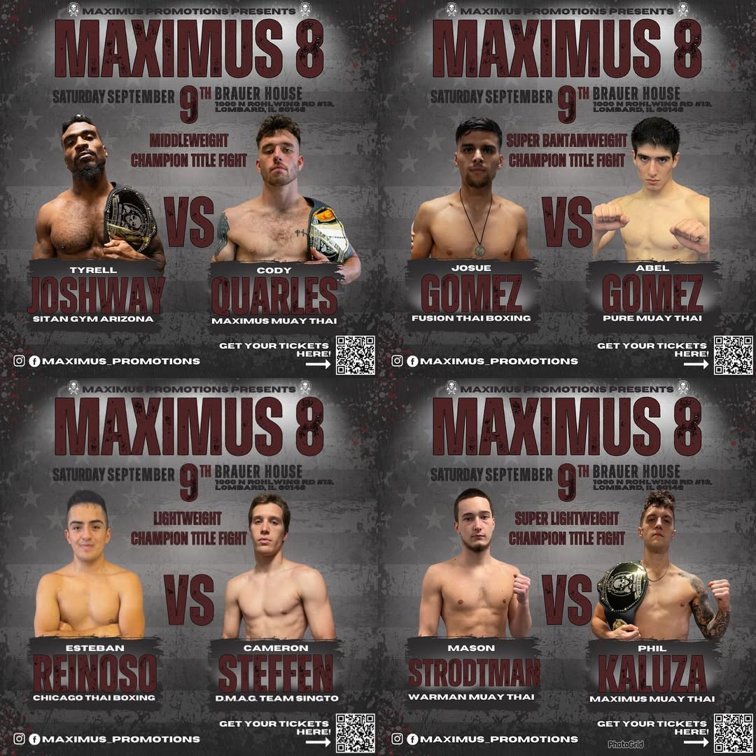 Maximus Promotions 8 poster