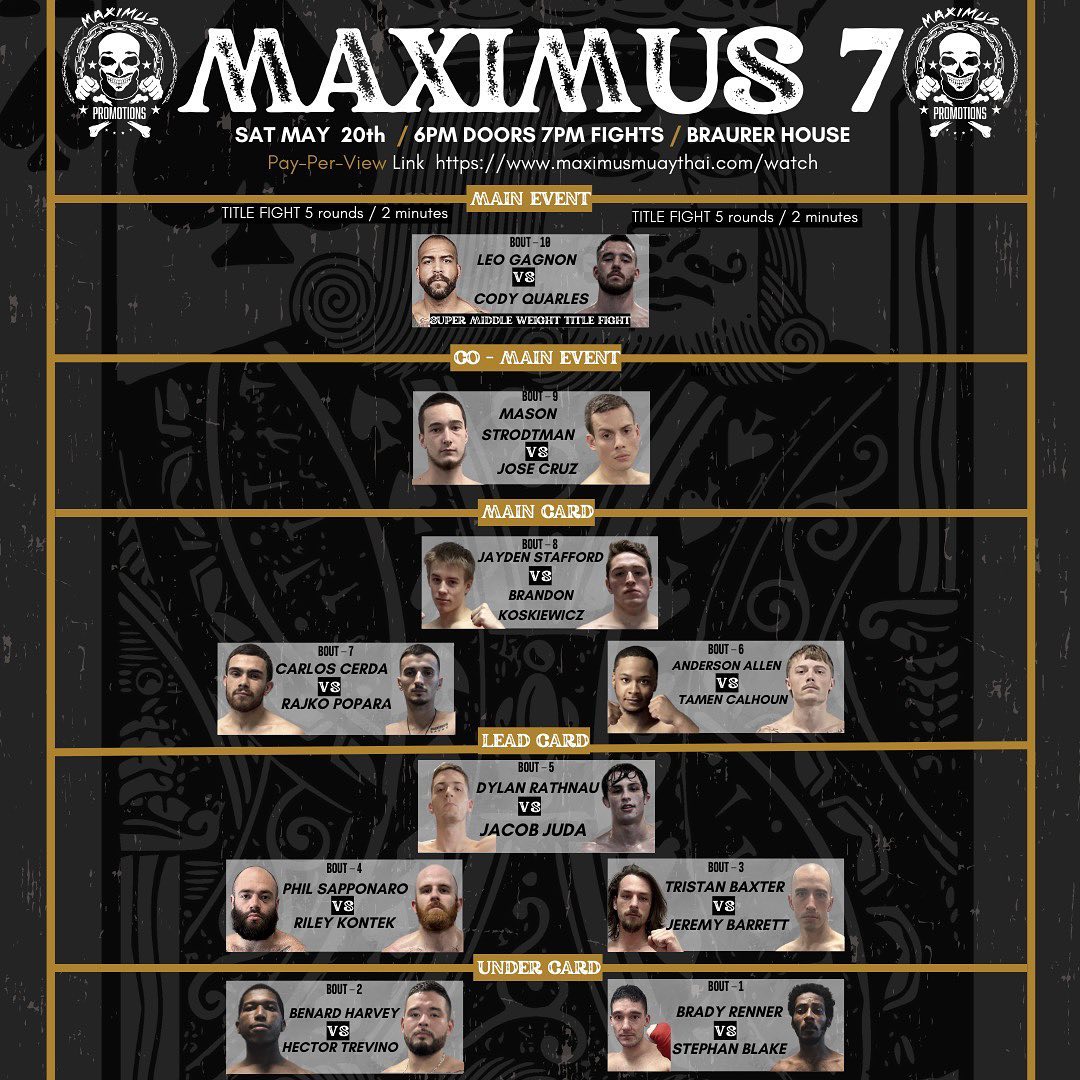 Maximus Promotions 7 poster