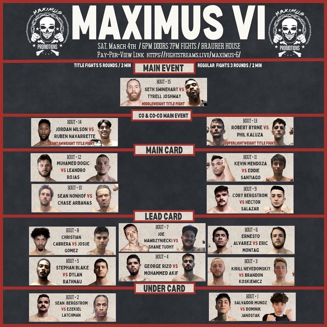 Maximus Promotions 6 poster