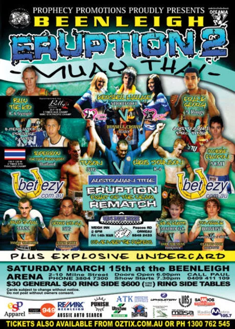 Eruption Muay Thai 2 poster