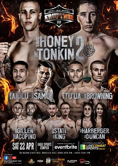 Eruption Muay Thai 22 poster
