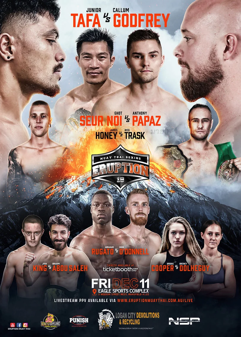 Eruption Muay Thai 19 poster