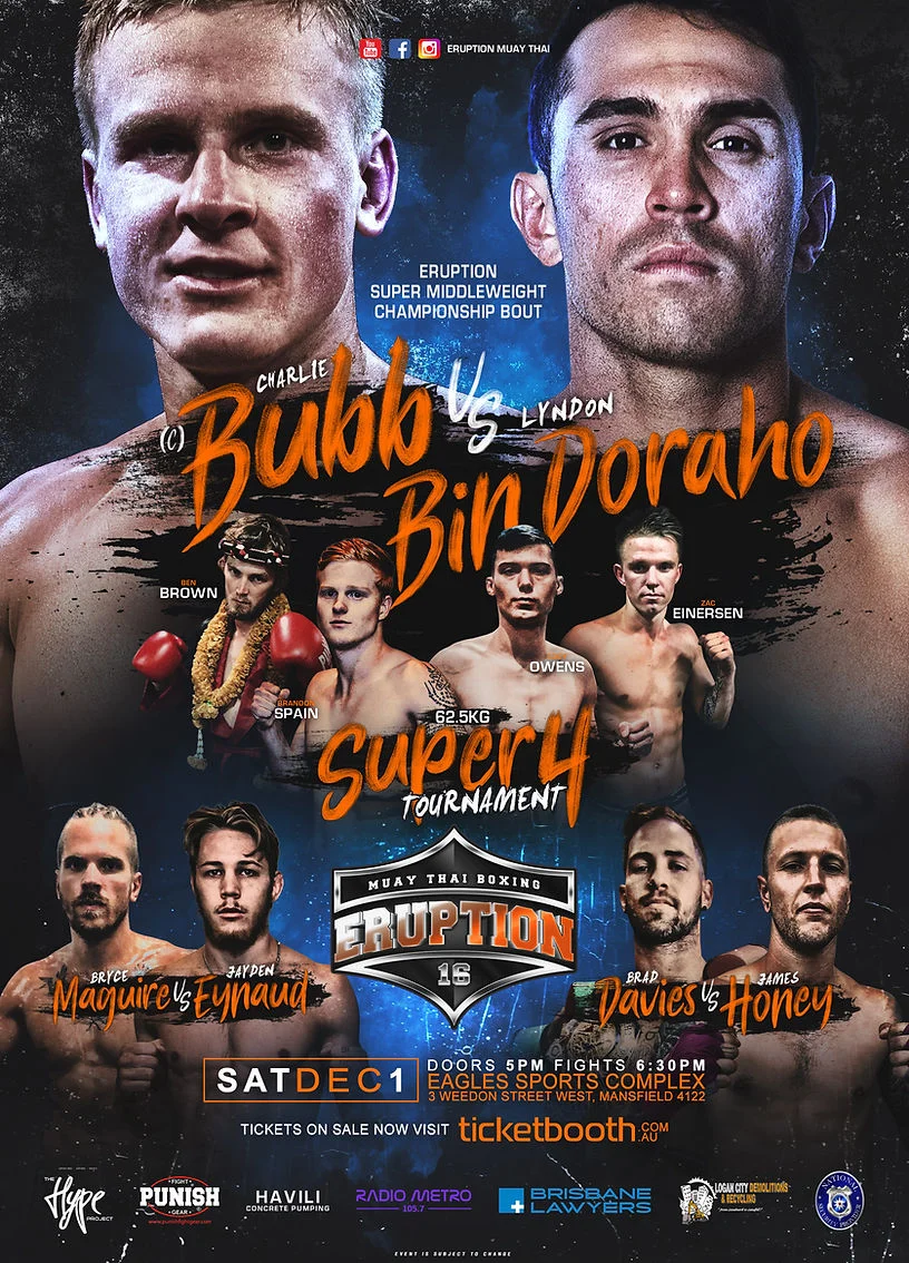 Eruption Muay Thai 16 poster