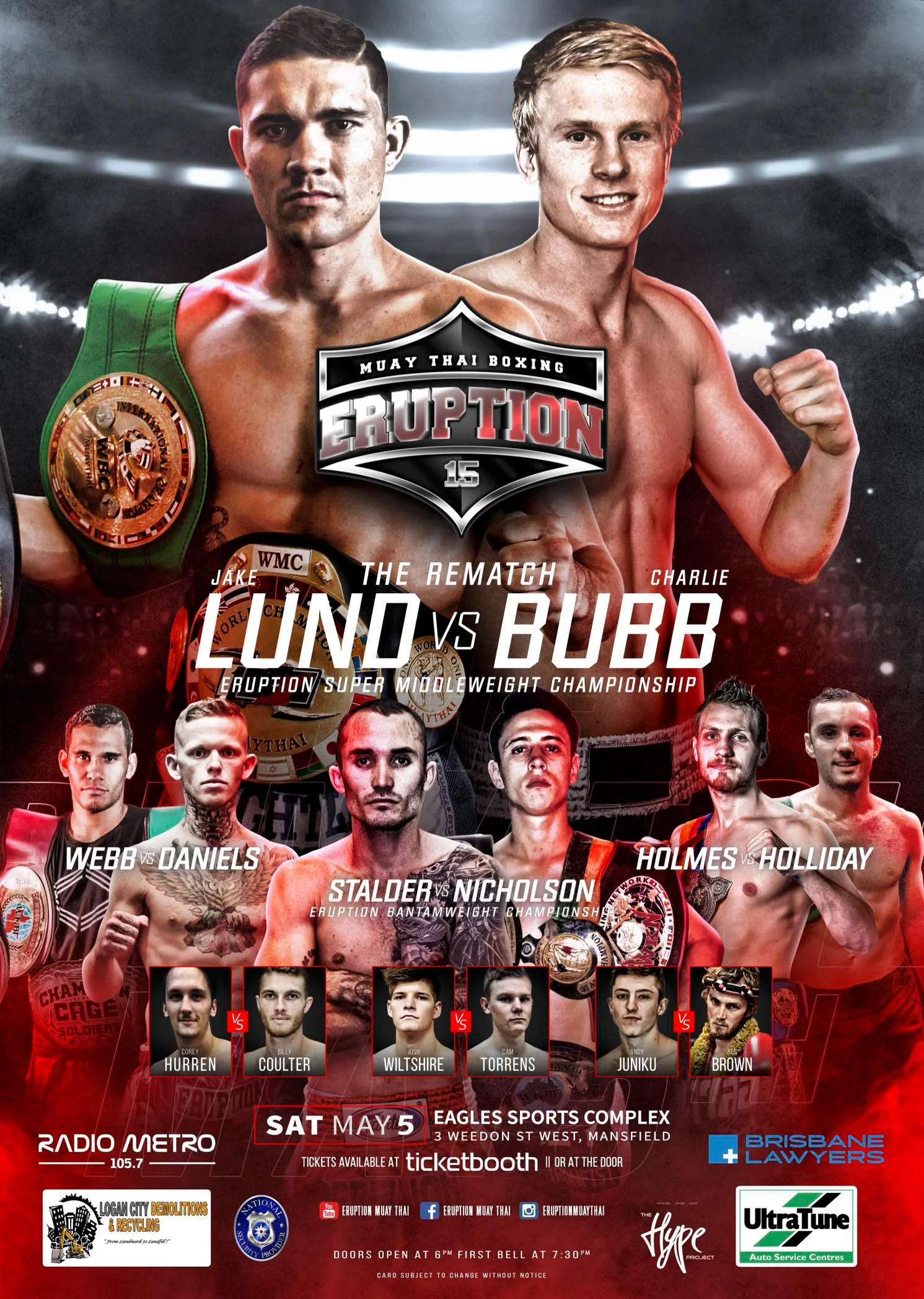 Eruption Muay Thai 15 poster
