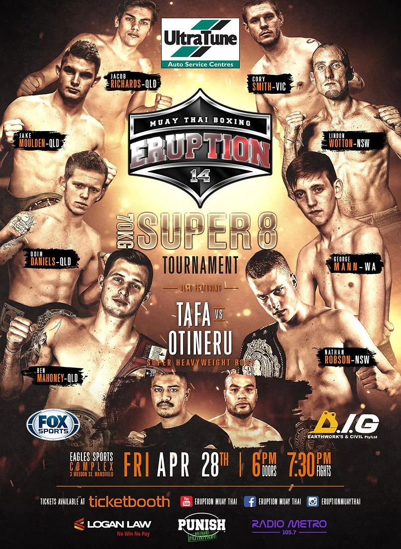 Eruption Muay Thai 14 poster