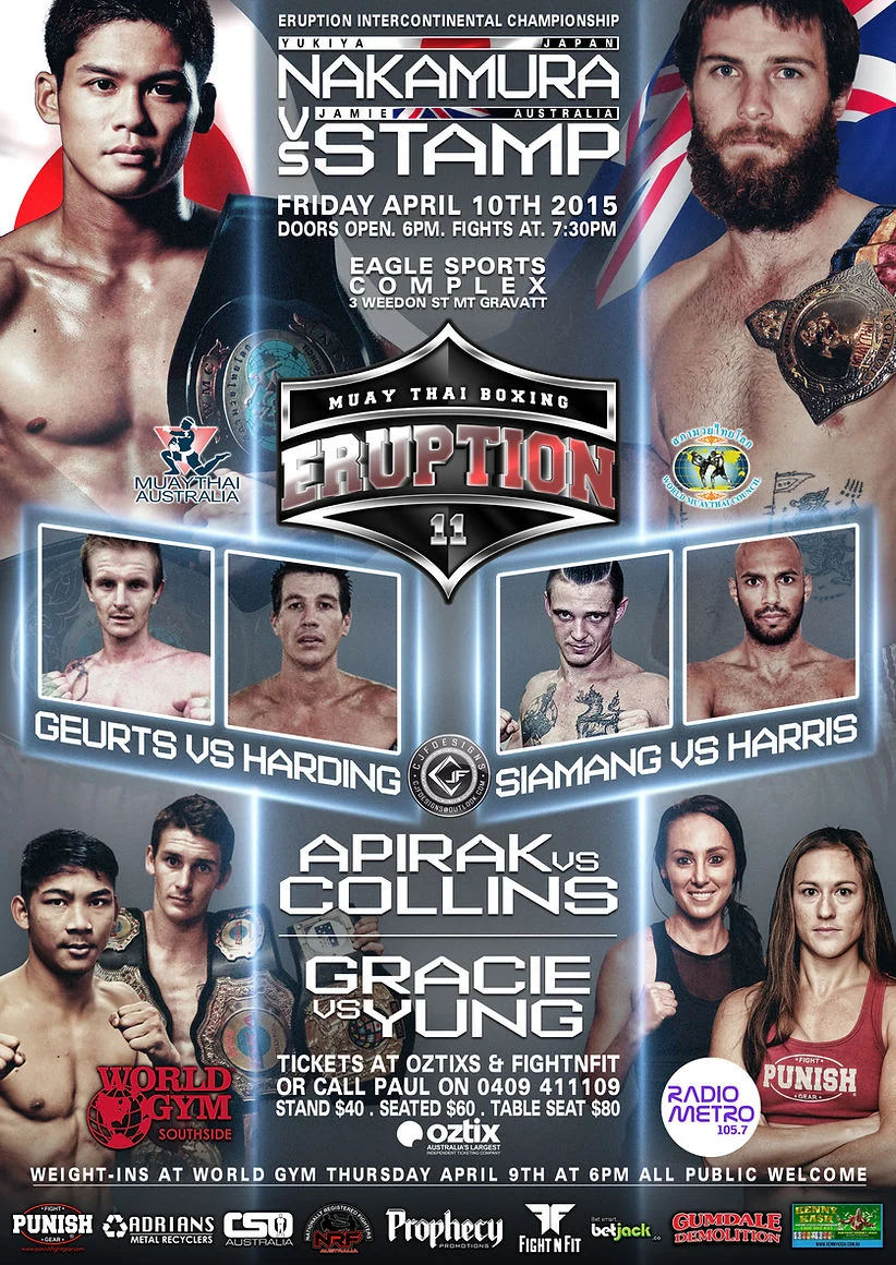 Eruption Muay Thai 11 poster