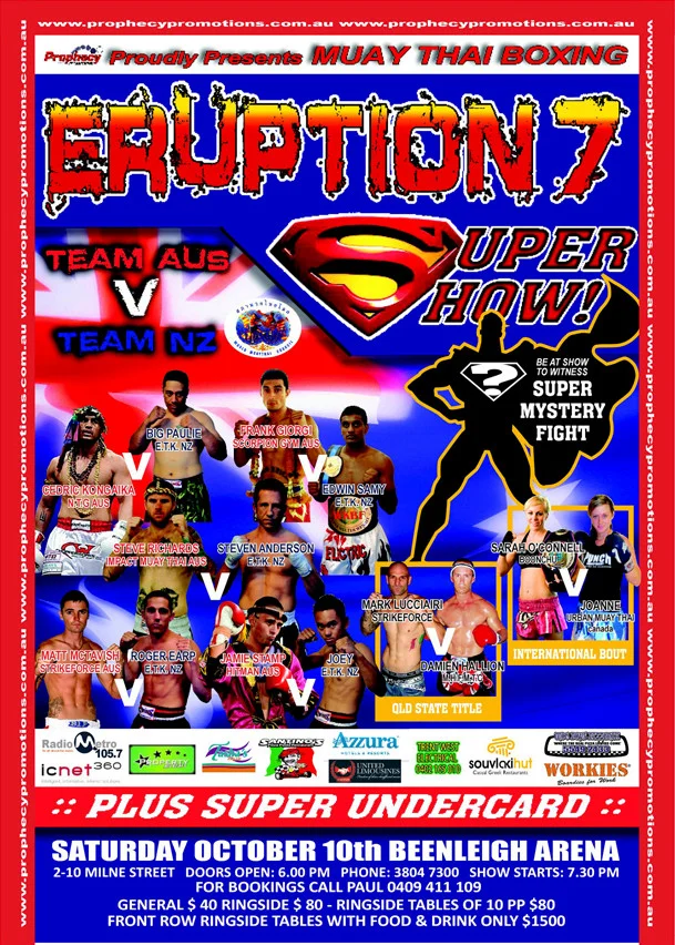 Eruption Muay Thai 7 poster