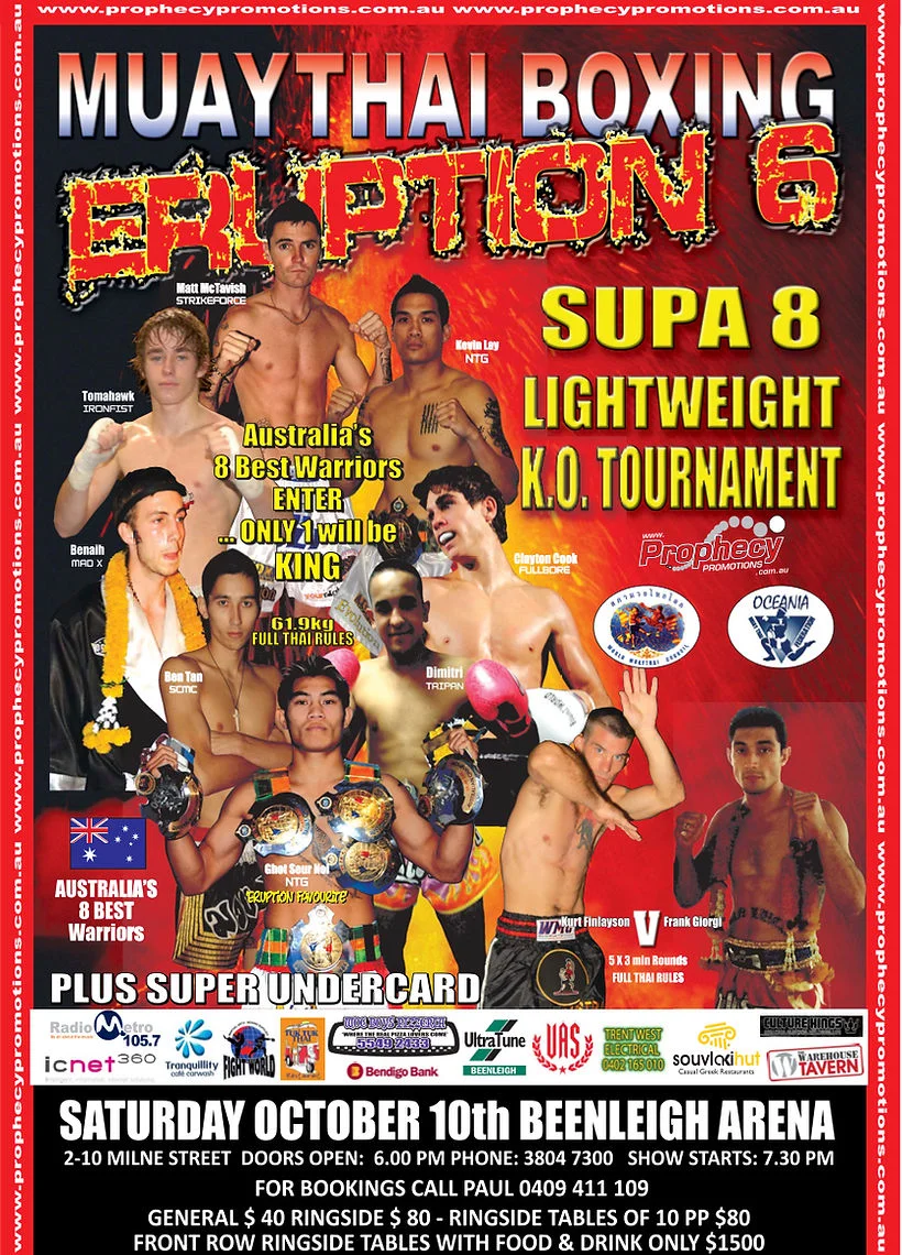 Eruption Muay Thai 6 poster