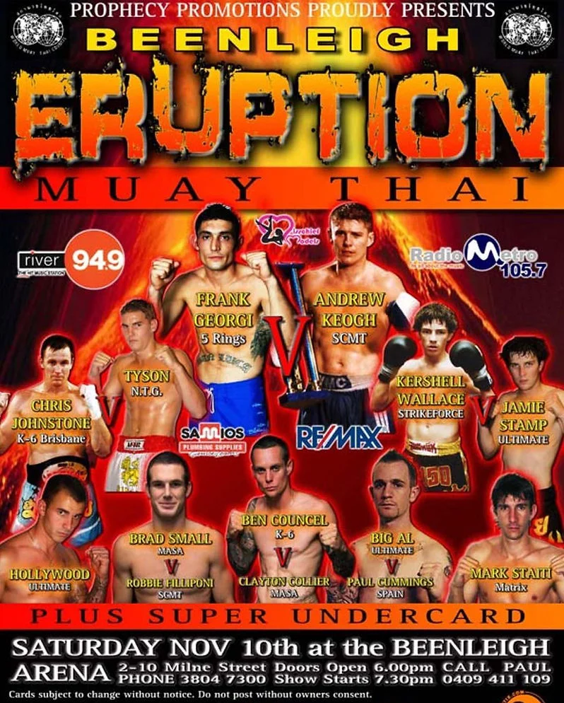 Eruption Muay Thai 1 poster