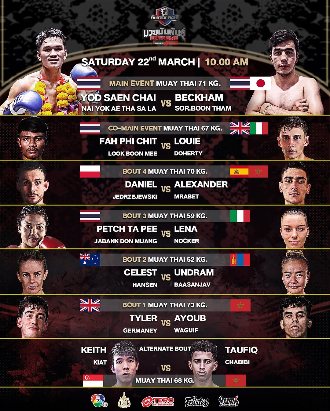 Fairtex Fight 125 poster