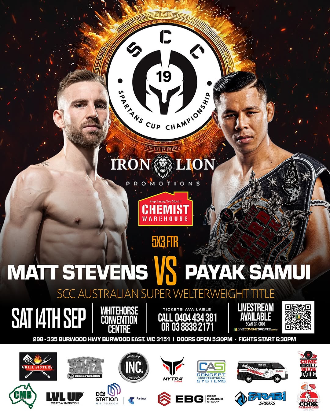 Spartans Cup Championship 19 poster