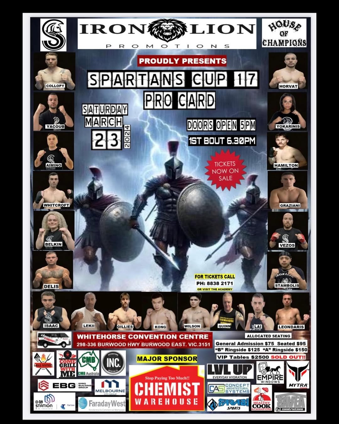 Spartans Cup Championship 17 poster