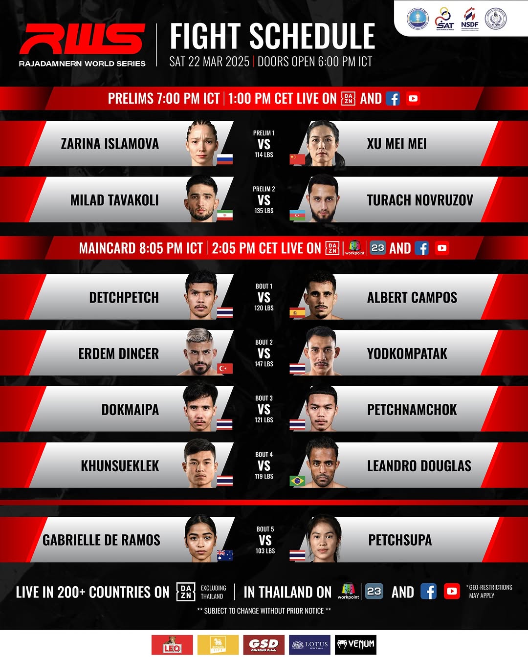 Rajadamnern World Series 134 poster