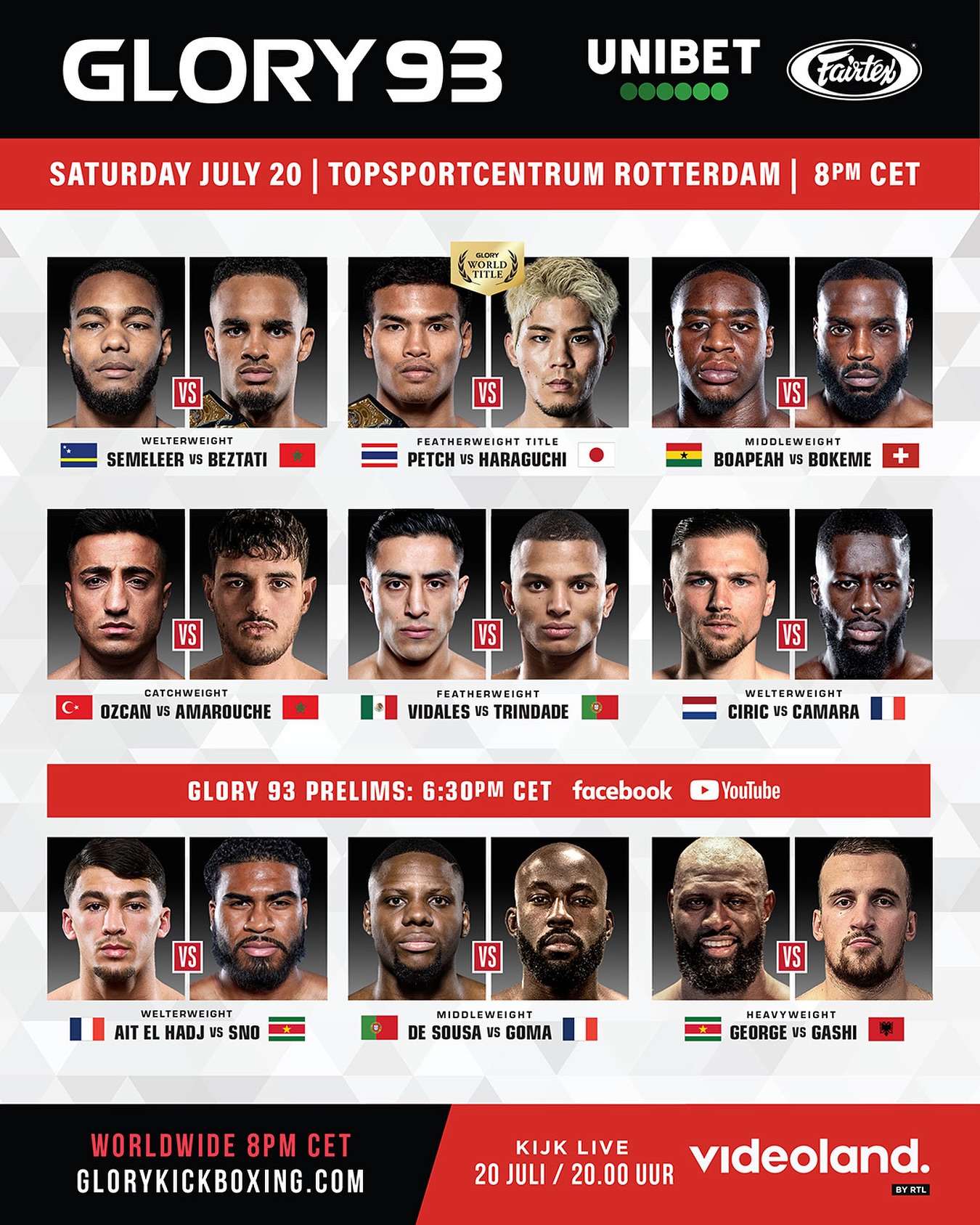 Glory 93 poster