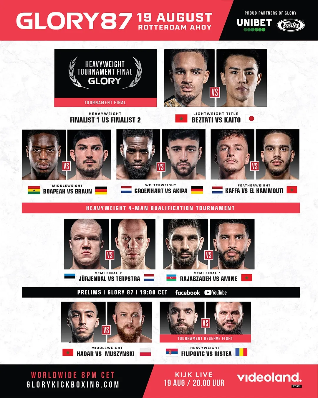 Glory 87 poster