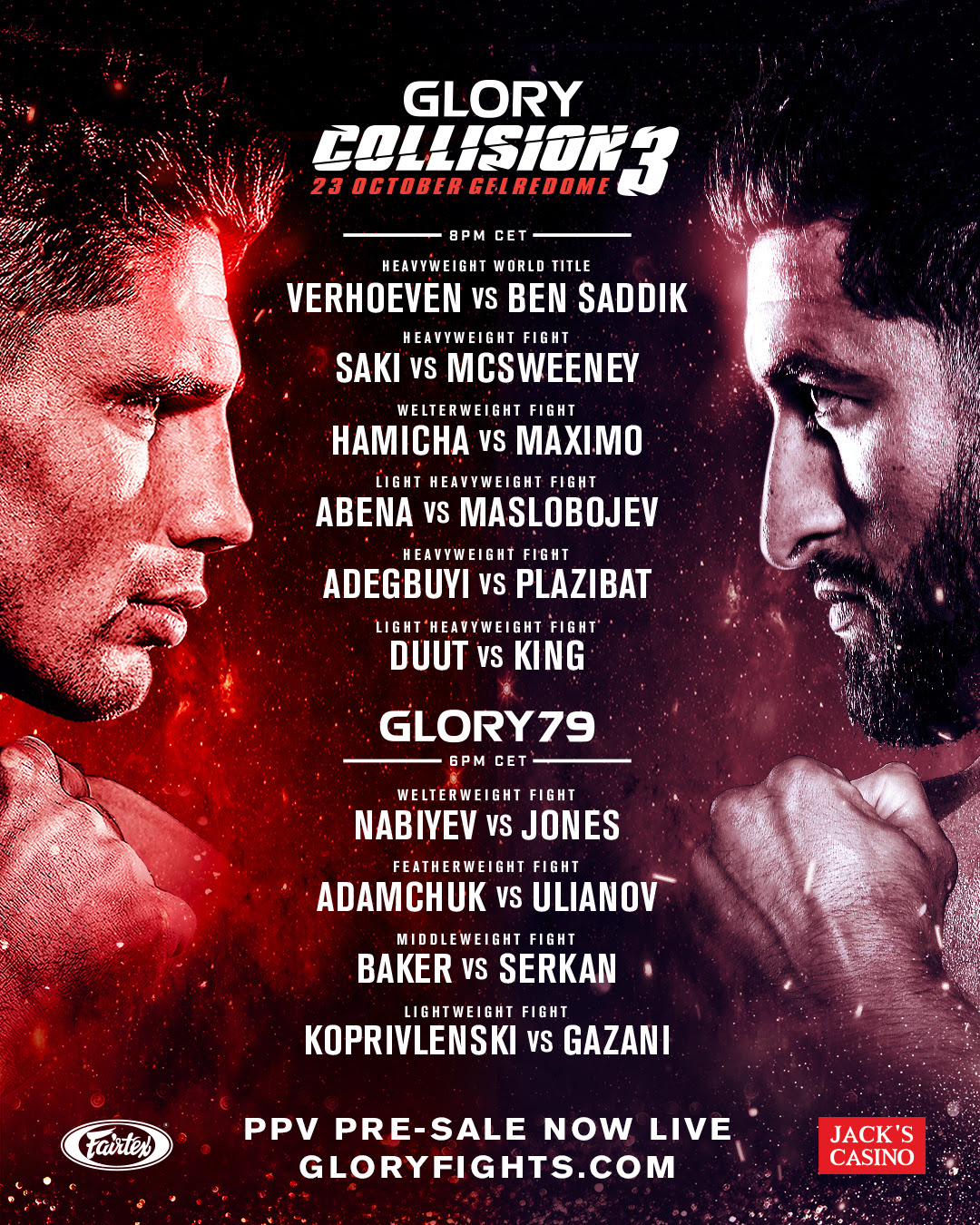 Glory 79: Collision 3 poster