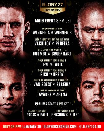 Glory 77: Rotterdam poster