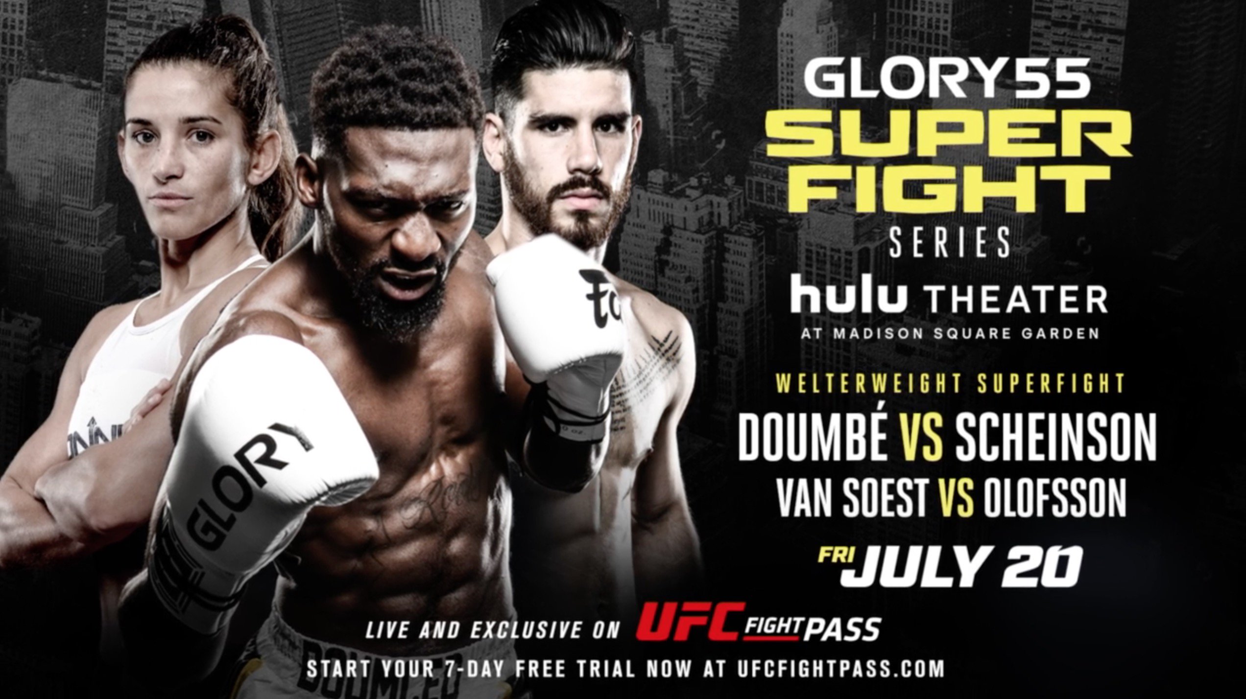 Glory 55: New York poster