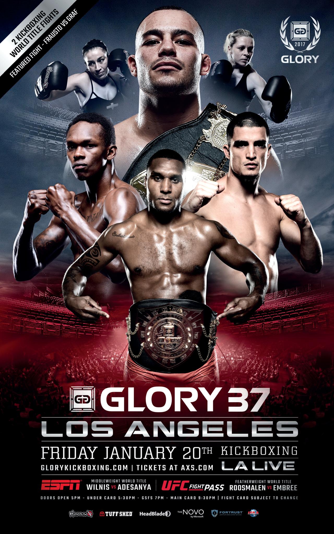 Glory 37: Los Angeles poster