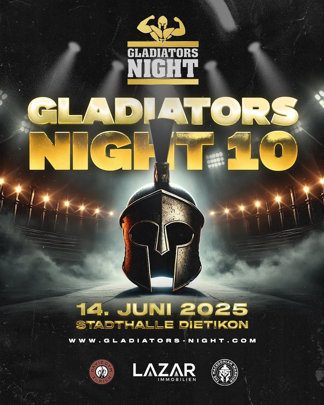 Gladiators Night 10 poster