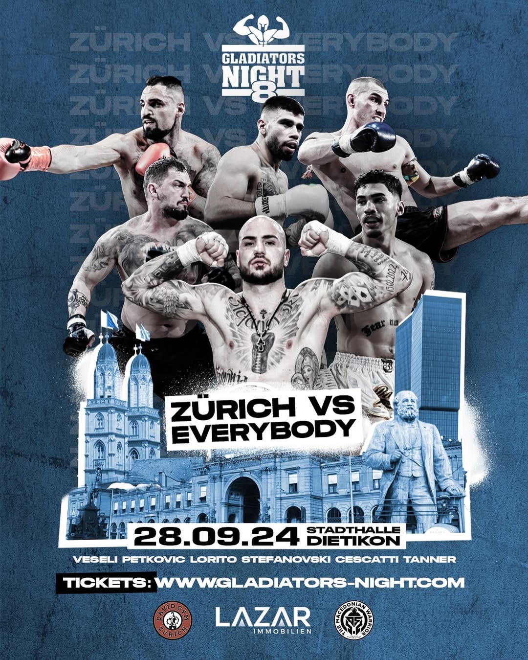 Gladiators Night 8 poster