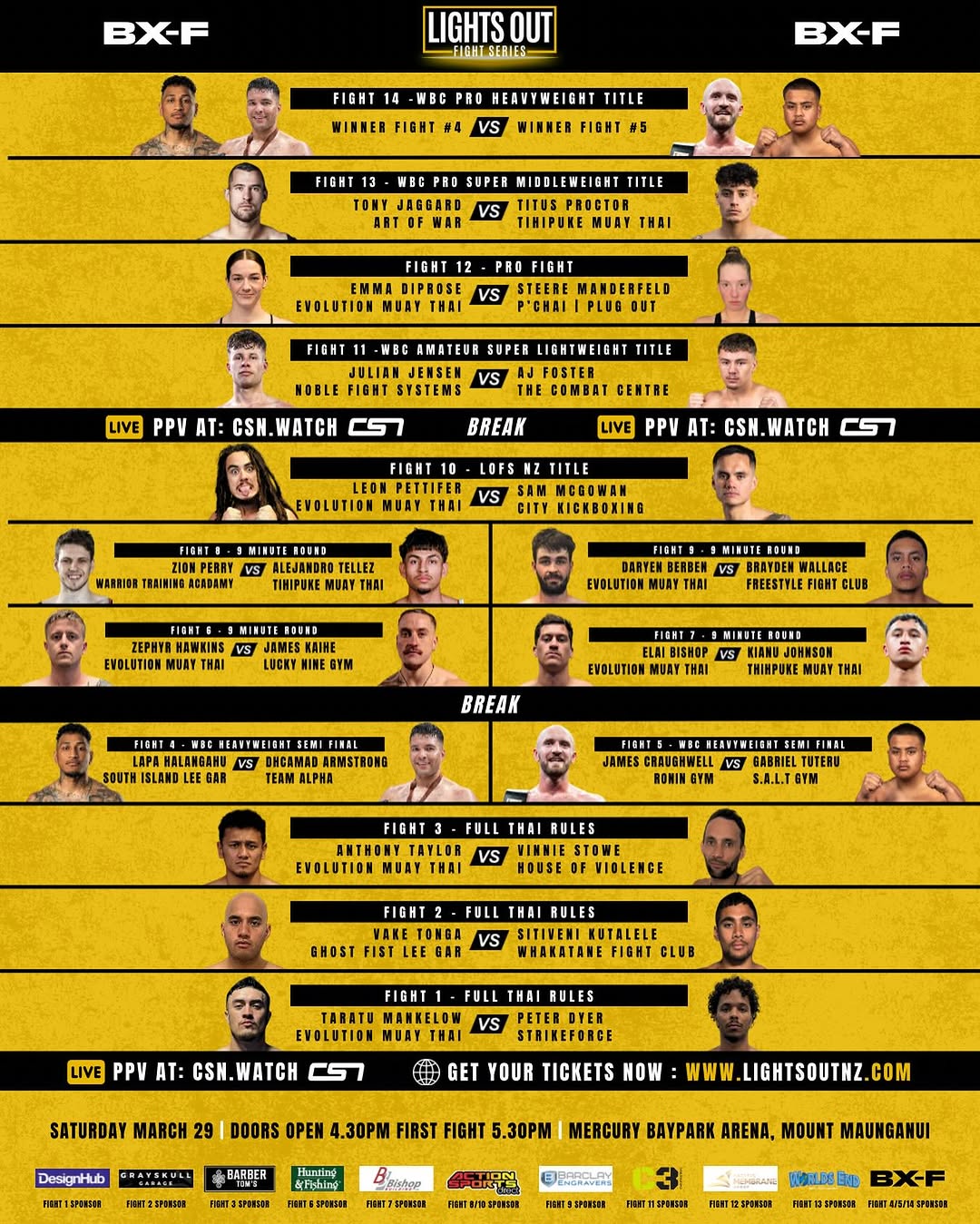 Lights Out Fight Series 3 poster