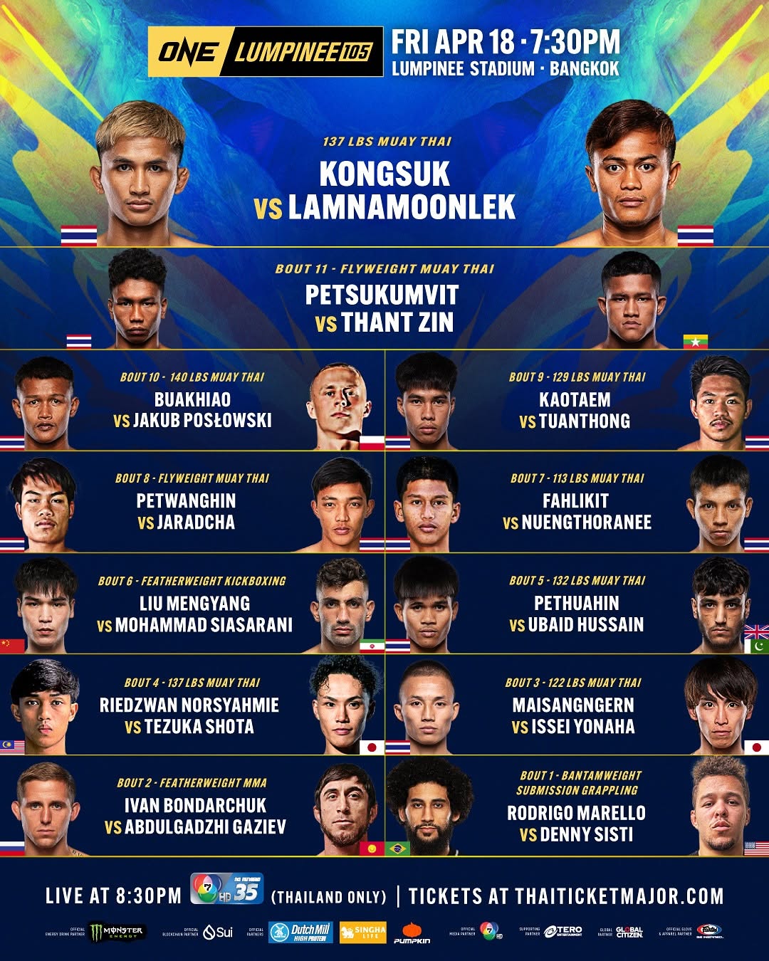 ONE Friday Fights 105 poster