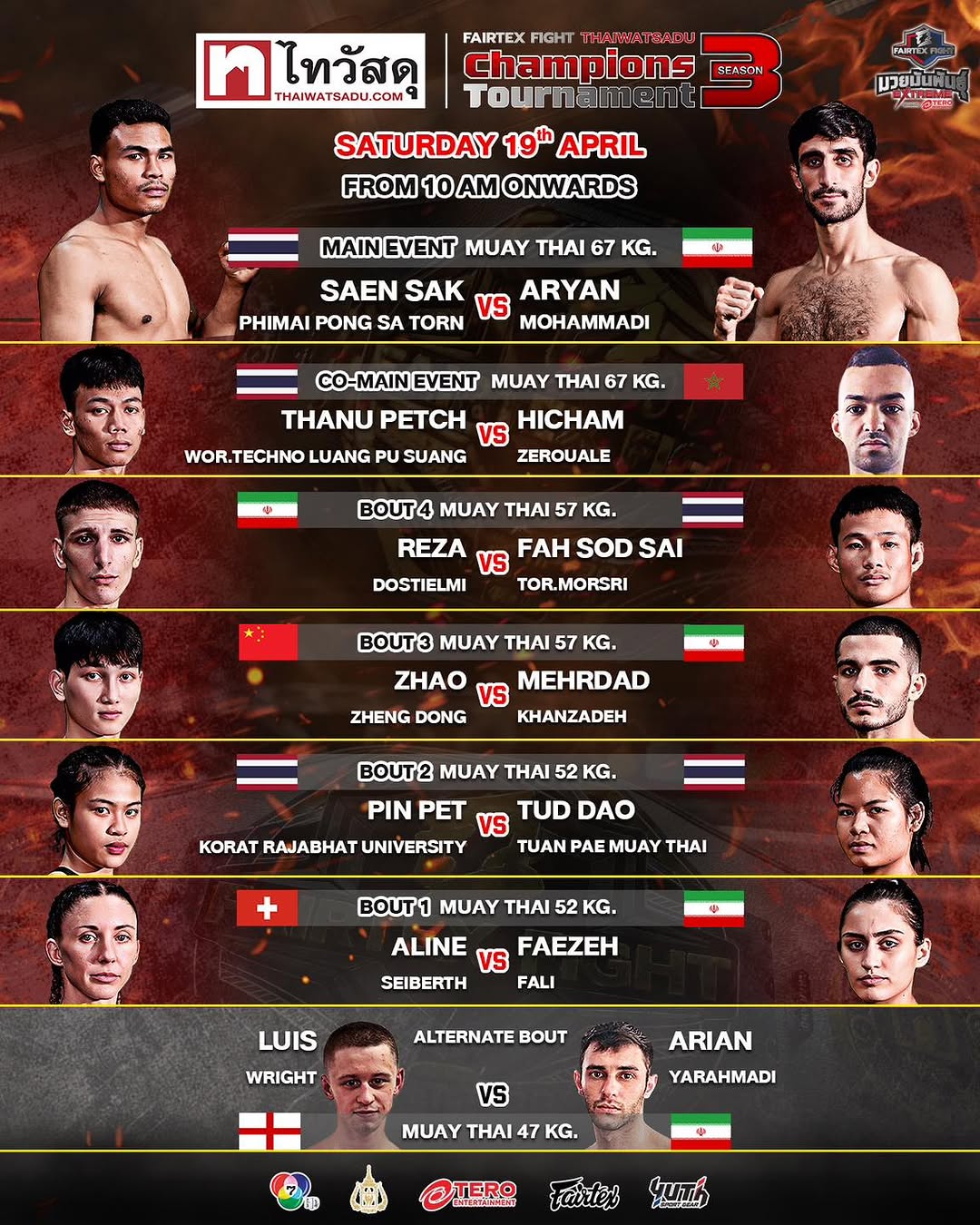 Fairtex Fight 126 poster