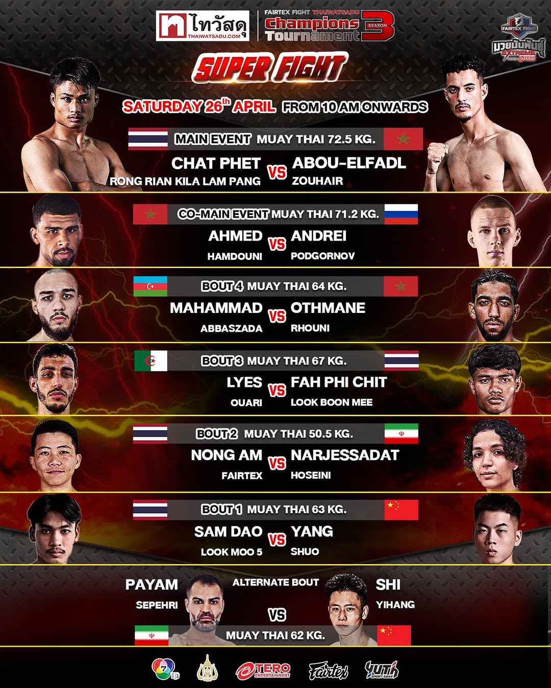 Fairtex Fight 127 poster