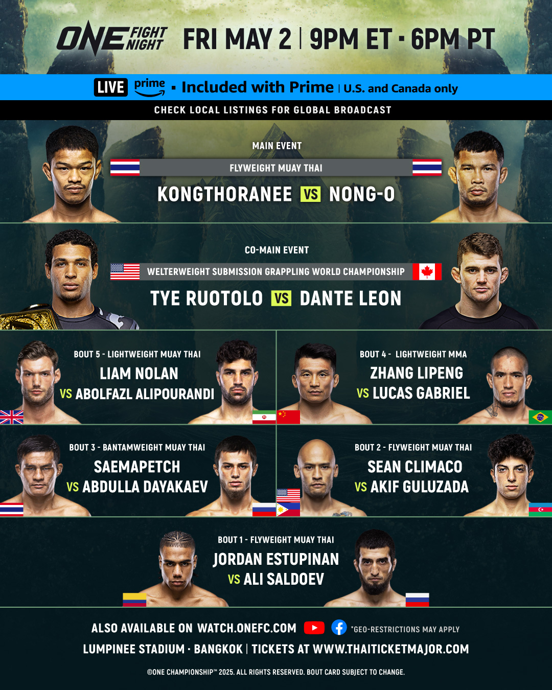 ONE Fight Night 31 poster