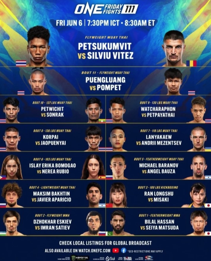 ONE Friday Fights 111 poster