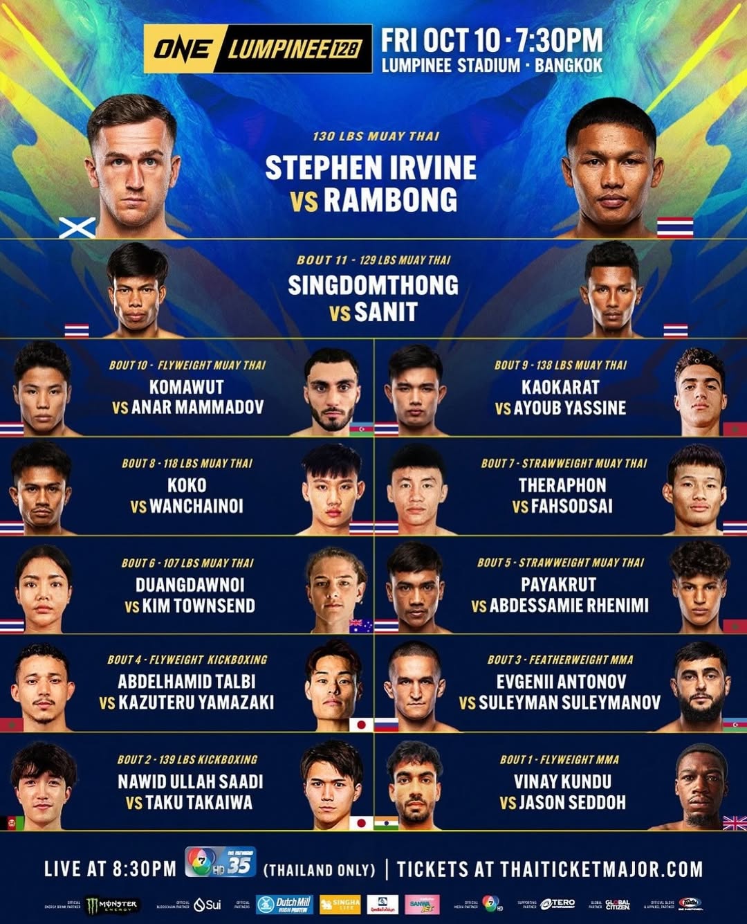 ONE Friday Fights 128 poster