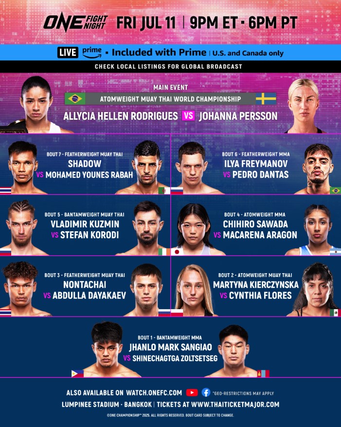 ONE Fight Night 33 poster
