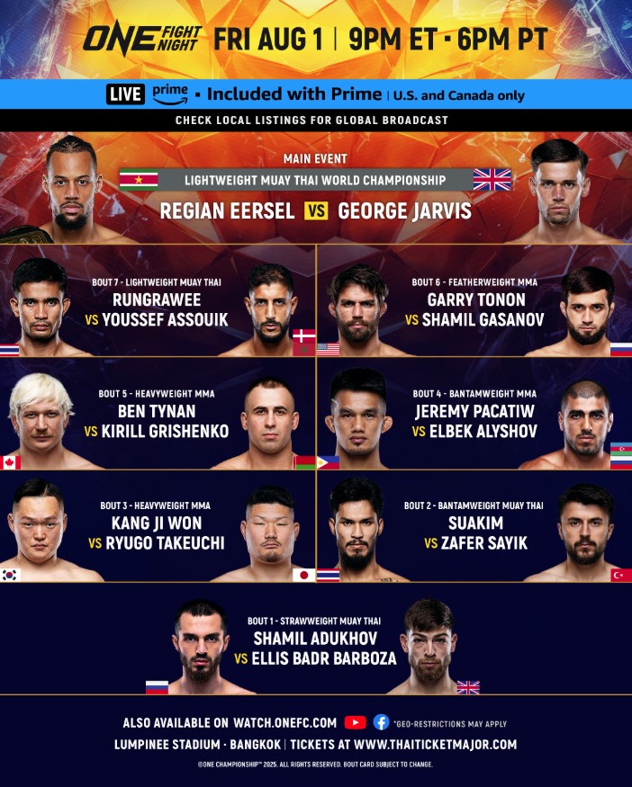 ONE Fight Night 34 poster