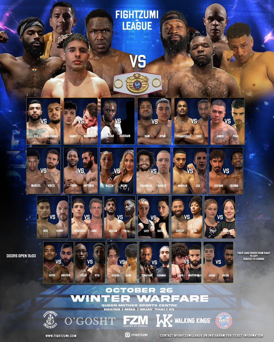 FightZumi League 3 poster