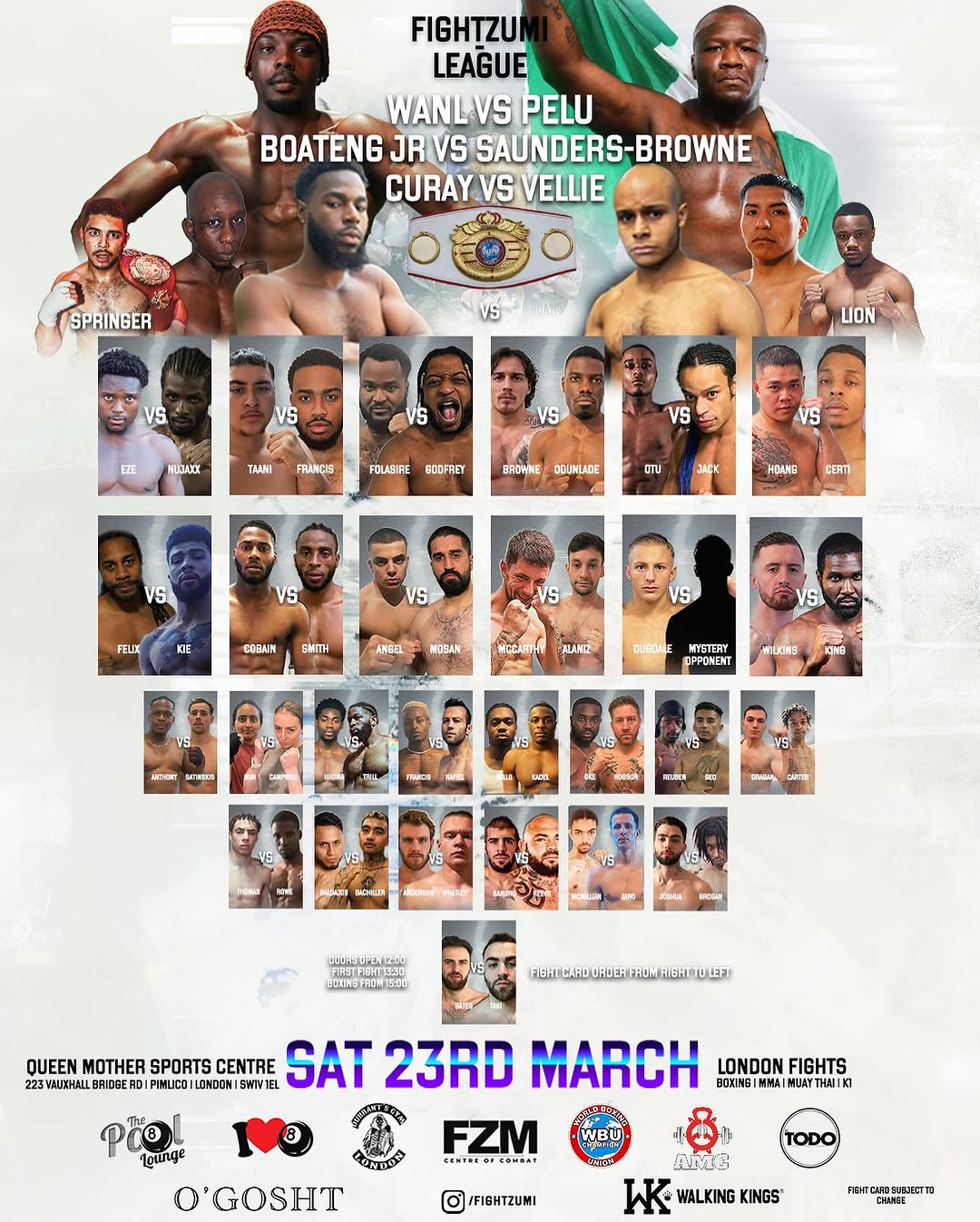 FightZumi League 1 poster