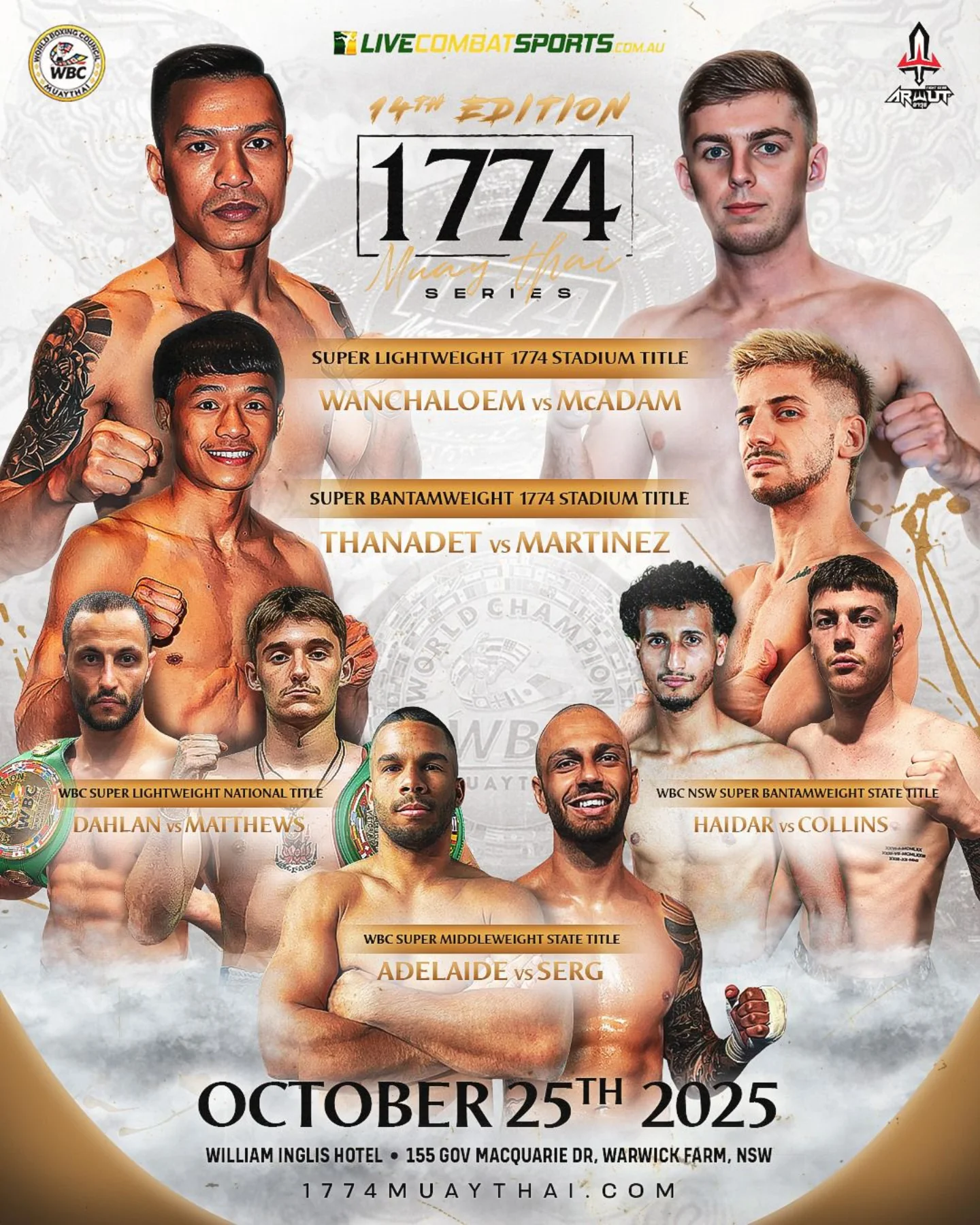 1774 Muay Thai Series - 14th Edition poster