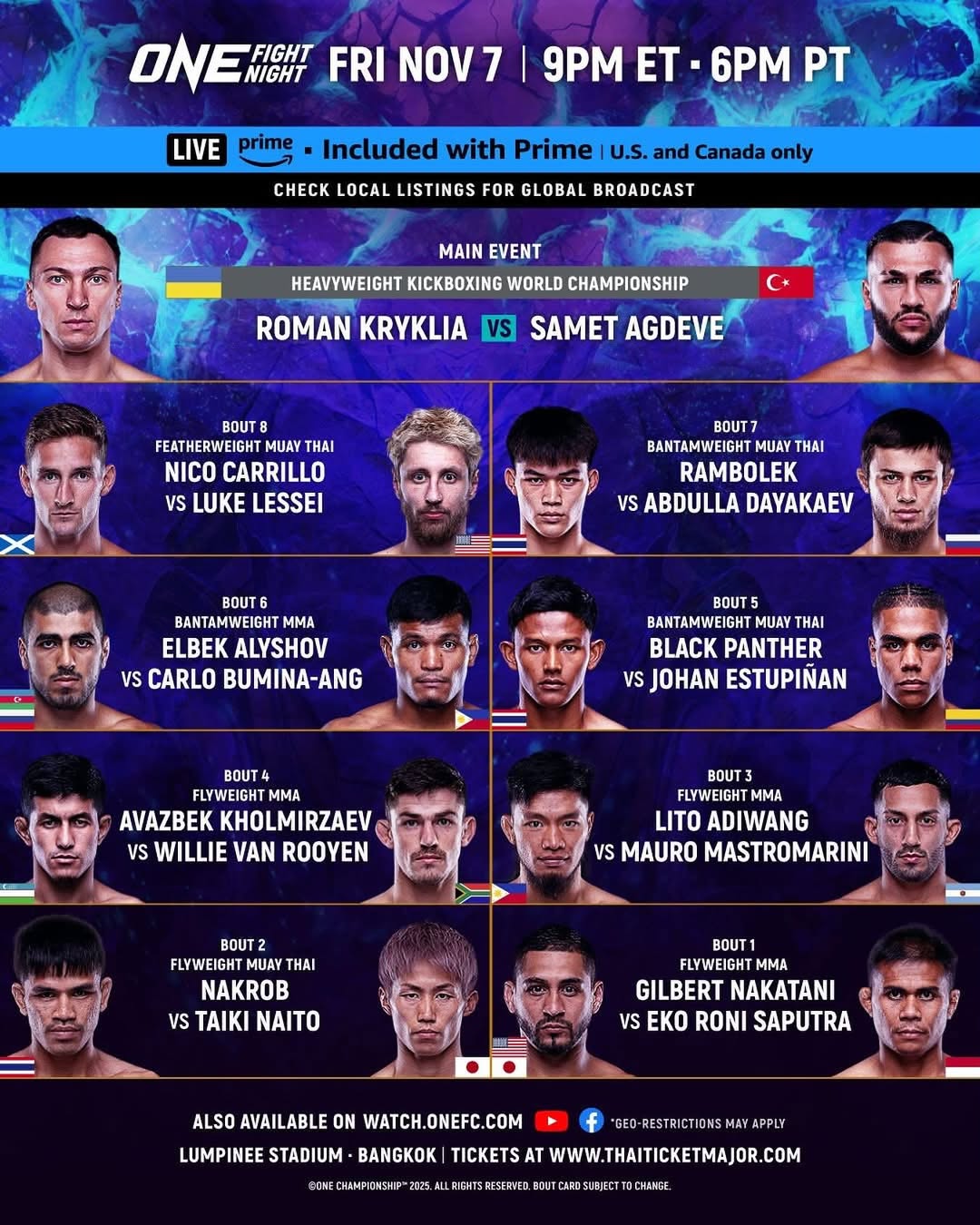 ONE Fight Night 37 poster