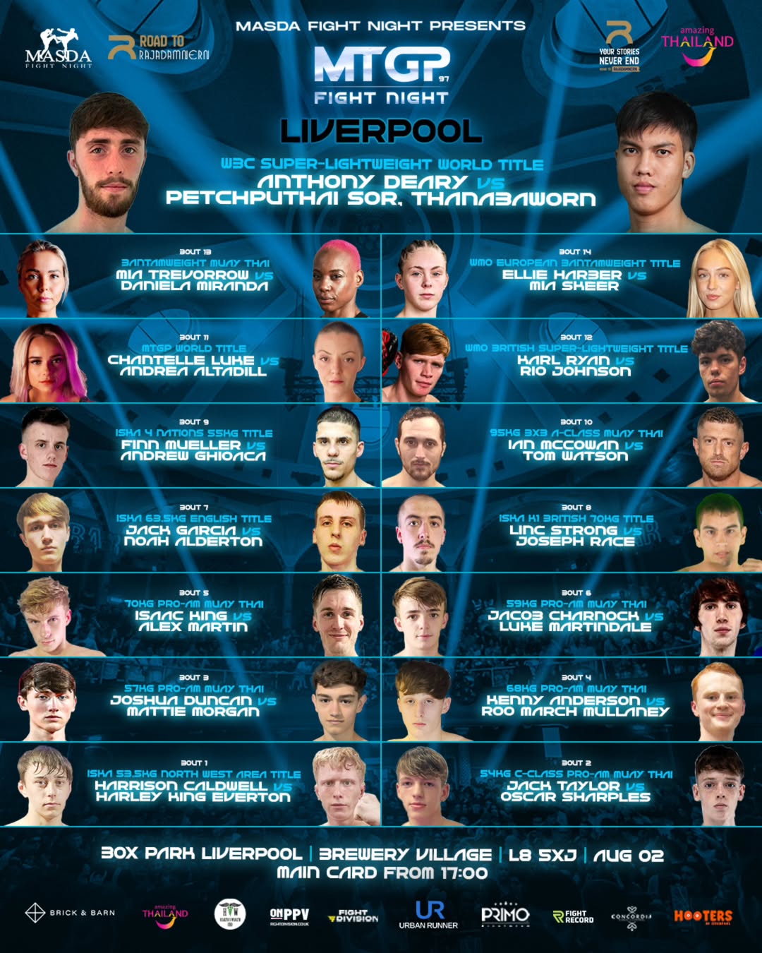MTGP Fight Night 97 poster